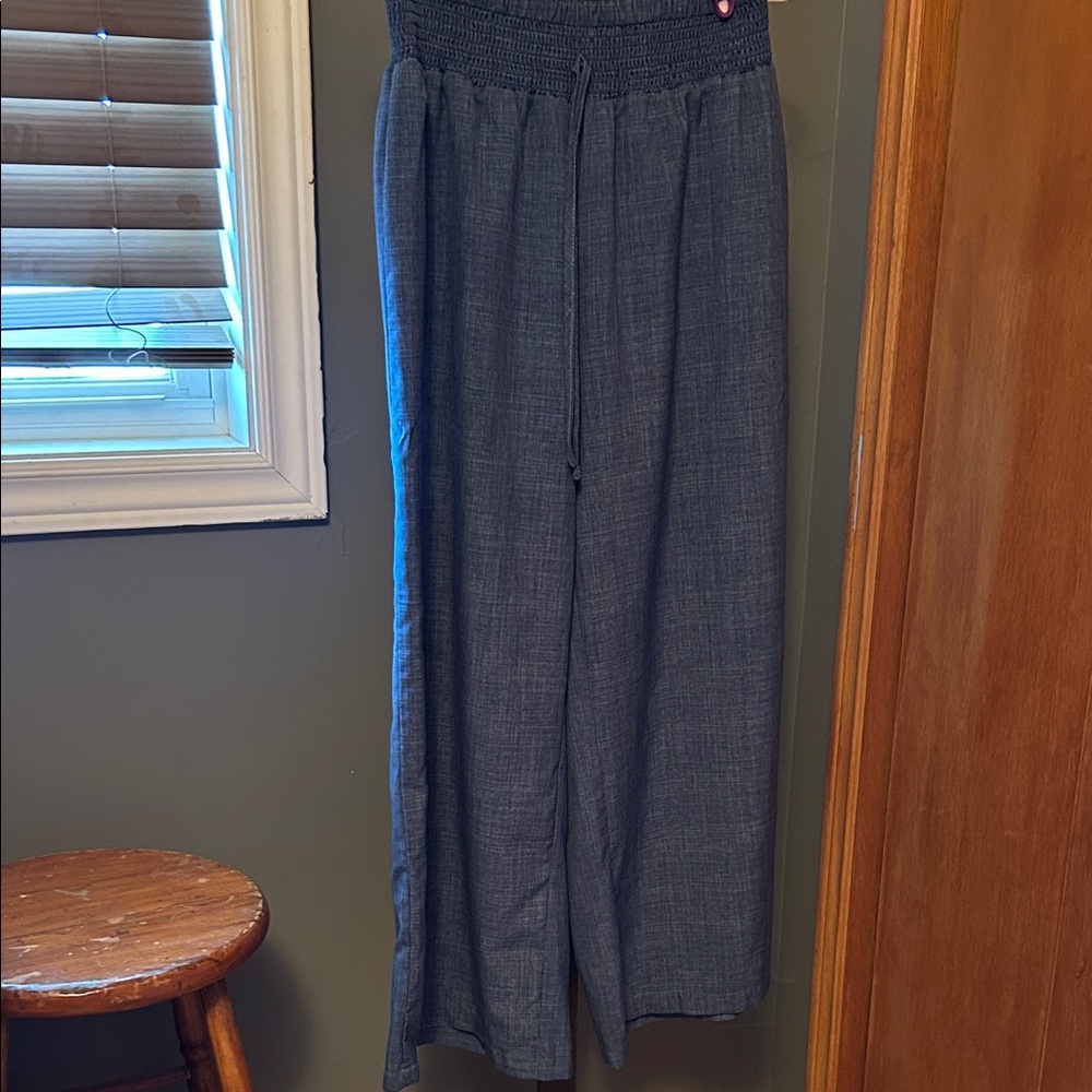 💙SHEIN Blue Wide Leg Pants